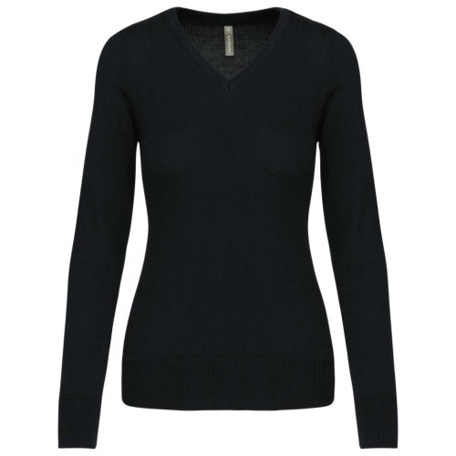 KA966-LADIES-V-NECK-JUMPER