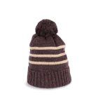 KP556-KNITTED-STRIPED-BEANIE-IN-RECYCLED-YARN
