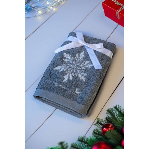 OLXMAS04-OLIMA-CHRISTMAS-TOWEL-SNOWFLAKE