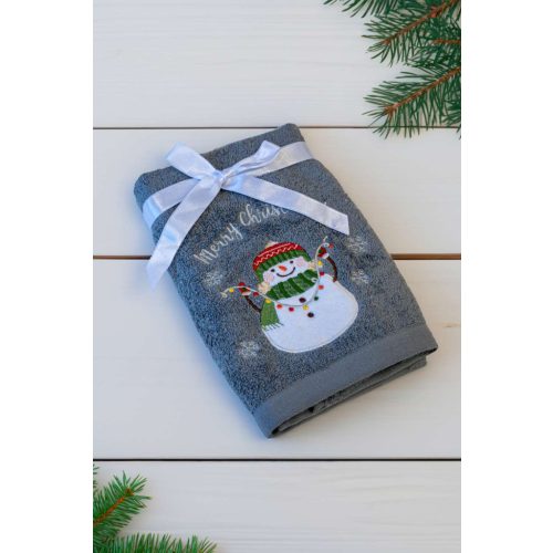 OLXMAS05-OLIMA-CHRISTMAS-TOWEL-SNOWMAN