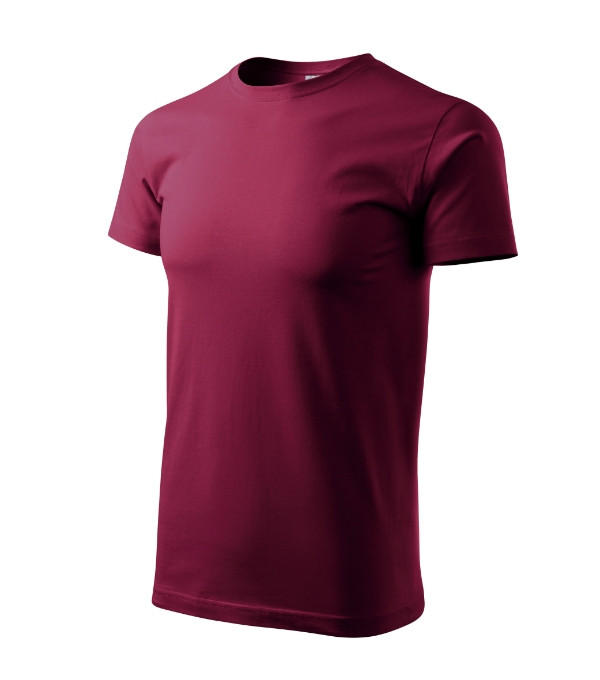 Basic póló férfi garnet L