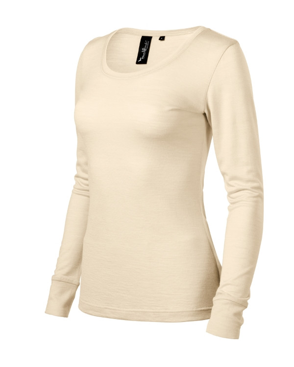 Merino Rise LS póló női mandula S