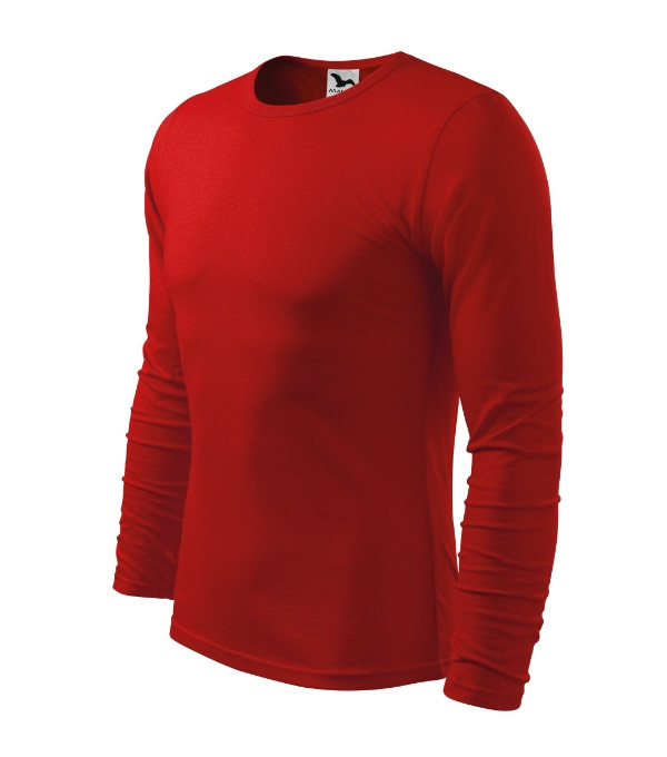 Fit-T LS póló férfi, piros, S